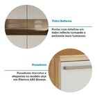 Cozinha Completa 100% Mdf 300cm 5 Peças Com Tampo Itália Espr