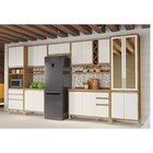 Cozinha Completa 100% Mdf 420cm 7 Peças 17 Portas Com Tampo B