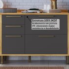 Cozinha Completa 100% Mdf 5 Peças 11 Portas 4 Gavetas E Vidro