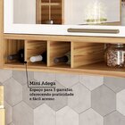 Cozinha Completa 100% Mdf 5 Peças 11 Portas 4 Gavetas E Vidro