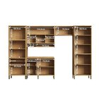 Cozinha Completa 100% Mdf 5 Peças 11 Portas 5 Gavetas E Vidro