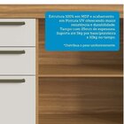 Cozinha Completa 100% Mdf 5 Peças 8 Portas 4 Gavetas E Vidro