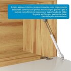 Cozinha Completa 100% Mdf 5 Peças 8 Portas 4 Gavetas E Vidro