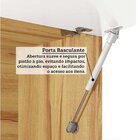 Cozinha Completa 100% Mdf 5 Peças 8 Portas 4 Gavetas E Vidro