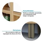 Cozinha Completa 100% Mdf 5 Peças 8 Portas 5 Gavetas E Vidro