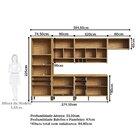 Cozinha Completa 100% Mdf 6 Peças 10 Portas 6 Gavetas E Vidro