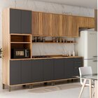 Cozinha Completa 100% Mdf 6 Peças Com 14 Portas E Prateleiras