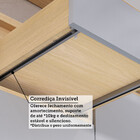 Cozinha Completa 100% MDF 6 Peças com Espaço para Micro-ondas