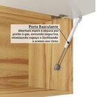 Cozinha Completa 100% Mdf 7 Peças 14 Portas 6 Gavetas E Vidro