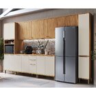 Cozinha Completa 100% Mdf 7 Peças 16 Portas Com Tampo 385cm N