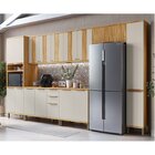 Cozinha Completa 100% Mdf 7 Peças 16 Portas E Tampo 385cm Nor