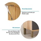 Cozinha Completa 100% Mdf 7 Peças Com 16 Portas E Prateleiras