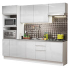 Cozinha Completa 100% Mdf Madesa Acordes 250003 Com Armário E