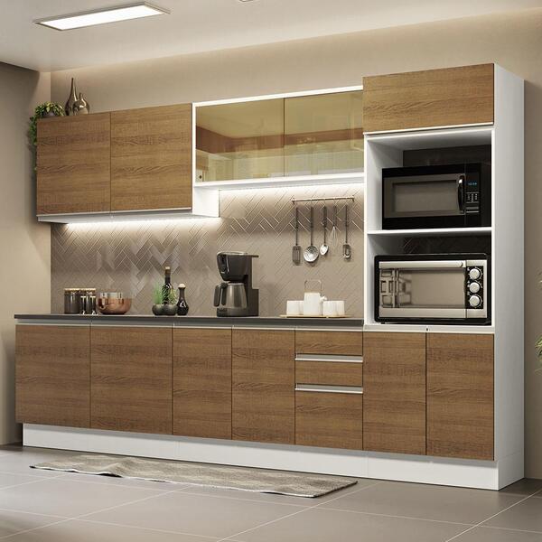 Cozinha Completa 100% Mdf Madesa Acordes 310001 Com Armário E