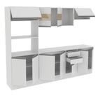 Cozinha Completa 100% Mdf Madesa Smart 250 Cm Modulada Com Ba