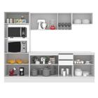 Cozinha Completa 100% Mdf Madesa Smart 250 Cm Modulada Com Ba
