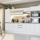 Cozinha Completa 100% Mdf Madesa Smart 300 Cm Modulada Com Ar