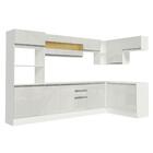 Cozinha Completa 100% Mdf Madesa Smart Modulada De Canto - Fr