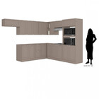 Cozinha Completa 10 Peças, 17 Portas Unna Poliman