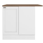 Cozinha Completa 10 Peças 18 Portas 2 Gavetas Com Torre Quent