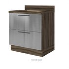 Cozinha Completa 10 Peças Com Acabamento Em Aço Inox Gourmet