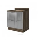 Cozinha Completa 10 Peças Com Acabamento Em Aço Inox Gourmet