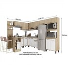 Cozinha Completa 10 Peças Sem Tampo 16 Portas 1 Gaveta Júlia