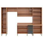 Cozinha Completa 10 Portas 3 Gavetas Com Armário E Balcão Mac