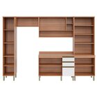 Cozinha Completa 10 Portas 3 Gavetas Com Armário E Balcão Mac