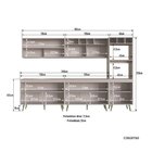 Cozinha Completa 10 Portas 4 Prateleiras One Gralar Verde Bel