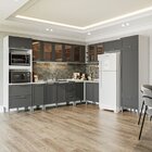 Cozinha Completa 11 Módulos 17 Portas 6 Gavetas Fettuccine  B