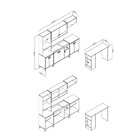 Cozinha Completa 11 Portas 1 Gaveta Com Bancada Mb 9004 Torin