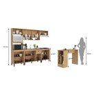 Cozinha Completa 11 Portas 1 Gaveta Com Bancada Mb 9004 Torin