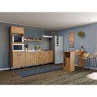 Cozinha Completa 11 Portas 1 Gaveta Com Bancada Torino Mel/pe