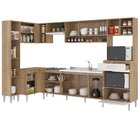 Cozinha Completa 11 Portas 1 Gaveta Sem Tampo Inova  Carvalho