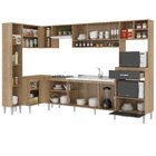 Cozinha Completa 11 Portas 1 Gaveta Sem Tampo Inova  Carvalho