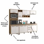 Cozinha Completa 12 Portas 02 Gavetas E 06 Nichos Lisboa Carv