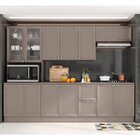 Cozinha Completa 12 Portas 2 Gavetas 1 Nicho Para Forno Fumê