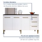 Cozinha Completa 12 Portas 3 Gavetas Atenas  Branco