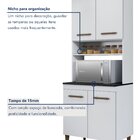 Cozinha Completa 12 Portas 3 Gavetas Atenas  Branco