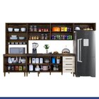 Cozinha Completa 12 Portas 3 Gavetas Atenas Ypê/off White