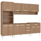 Cozinha Completa 12 Portas 3 Gavetas Com Porta Condimentos Fe