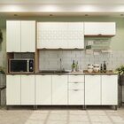 Cozinha Completa 12 Portas 3 Gavetas Kappesberg Freijó/off Wh