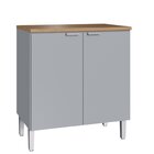 Cozinha Completa 14 Portas 2 Gavetas 2 Nichos Para Forno Hera