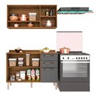 Cozinha Completa 1 Balcão 1 Armário Bella Sallêto Móveis