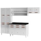 Cozinha Completa 1 Paneleiro 2 Armários Portas De Correr 1 Ba