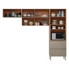 Cozinha Completa 270cm Aéreo Rpd Pnl 3 Peças Proença Nogueira