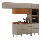 Cozinha Completa 270cm X 218,5cm Aéreo Mdf Tq 4 Peças Proença