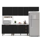 Cozinha Completa 280cm Com Tampo 4 Peças Pérola Yescasa Branc