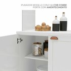 Cozinha Completa 280cm Com Tampo 4 Peças Pérola Yescasa Branco